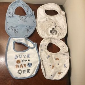 Four boys bibs